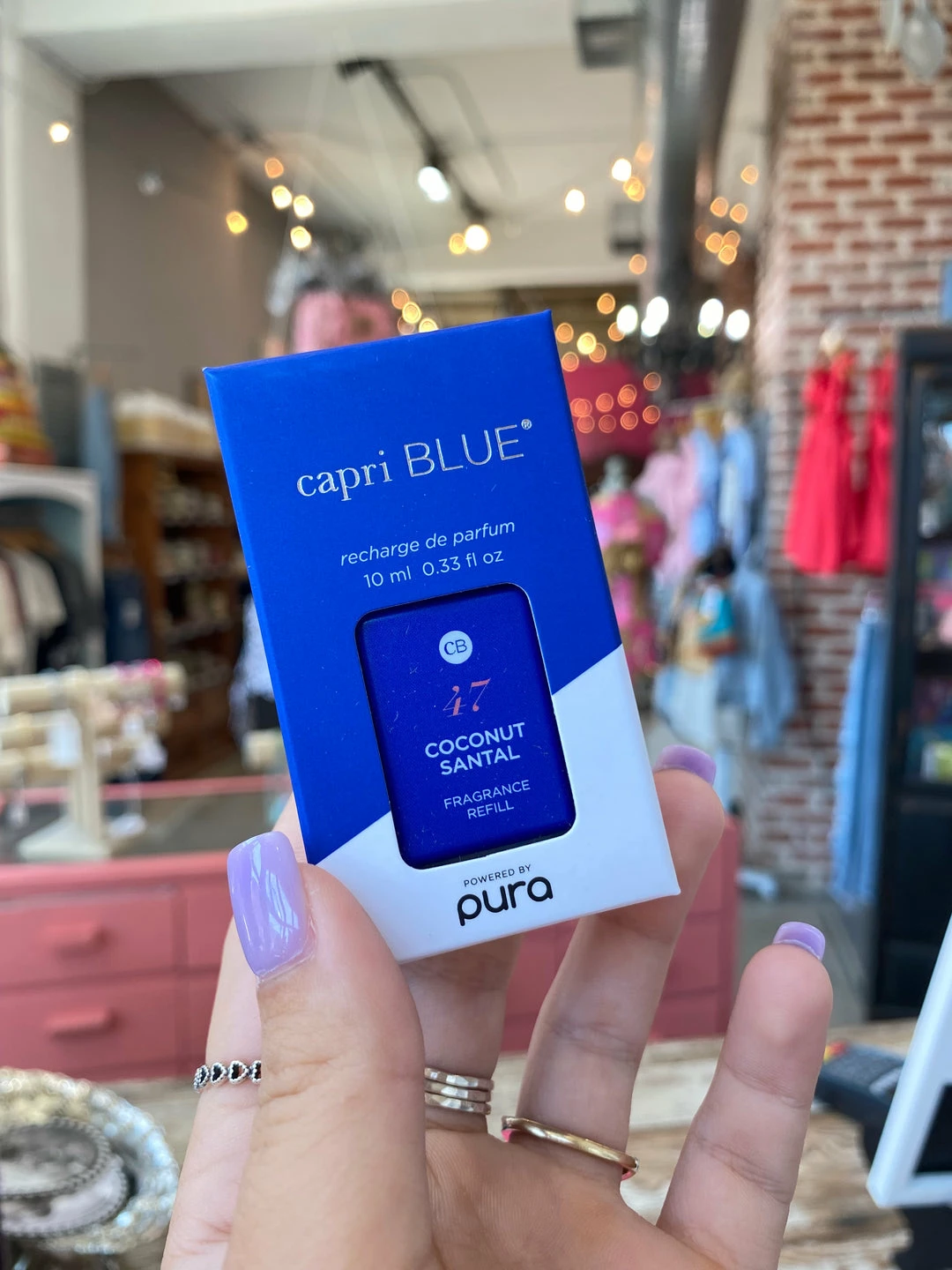 The Pink Leopard CAPRI BLUE - PURA Diffuser Refill - Coconut Santal New Arrivals 1 The Pink Leopard CAPRI BLUE - PURA Diffuser Refill - Coconut Santal New Arrivals