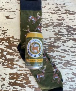 The Pink Leopard Beer Can Socks