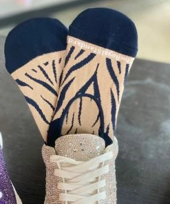 The Pink Leopard New Arrivals EYE OF THE TIGER - NO SHOW SOCKS