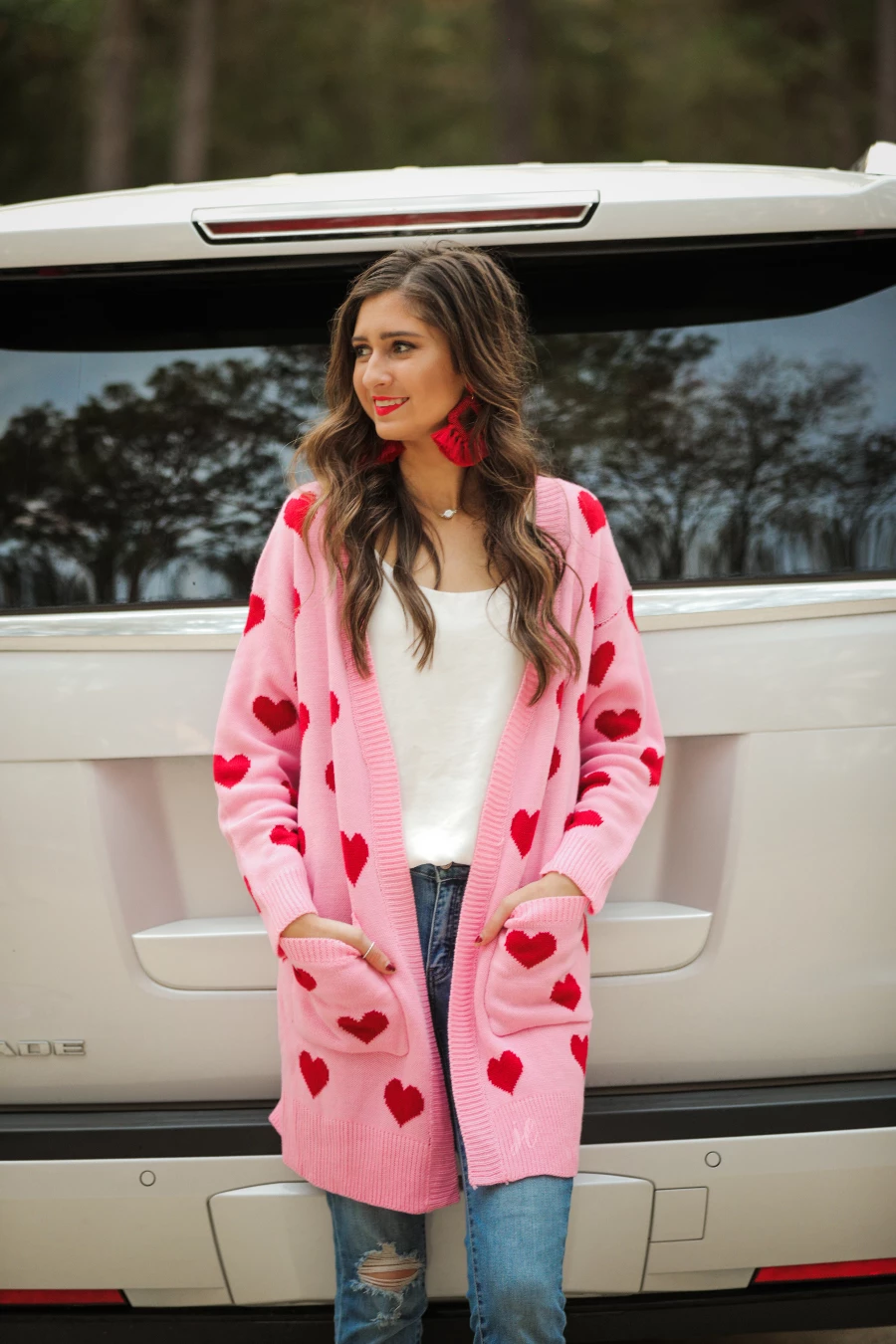The Pink Leopard Pink Heart Cardigan New Arrivals 1 The Pink Leopard Pink Heart Cardigan New Arrivals