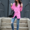 The Pink Leopard New Arrivals Class Act Pink Blazer