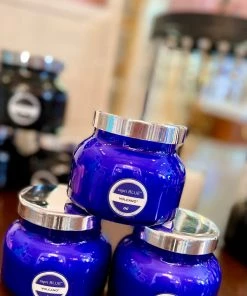 The Pink Leopard Volcano Capri Blue 8oz Candle