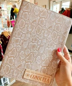 The Pink Leopard New Arrivals Notebook Cover - Clay - CONSUELA