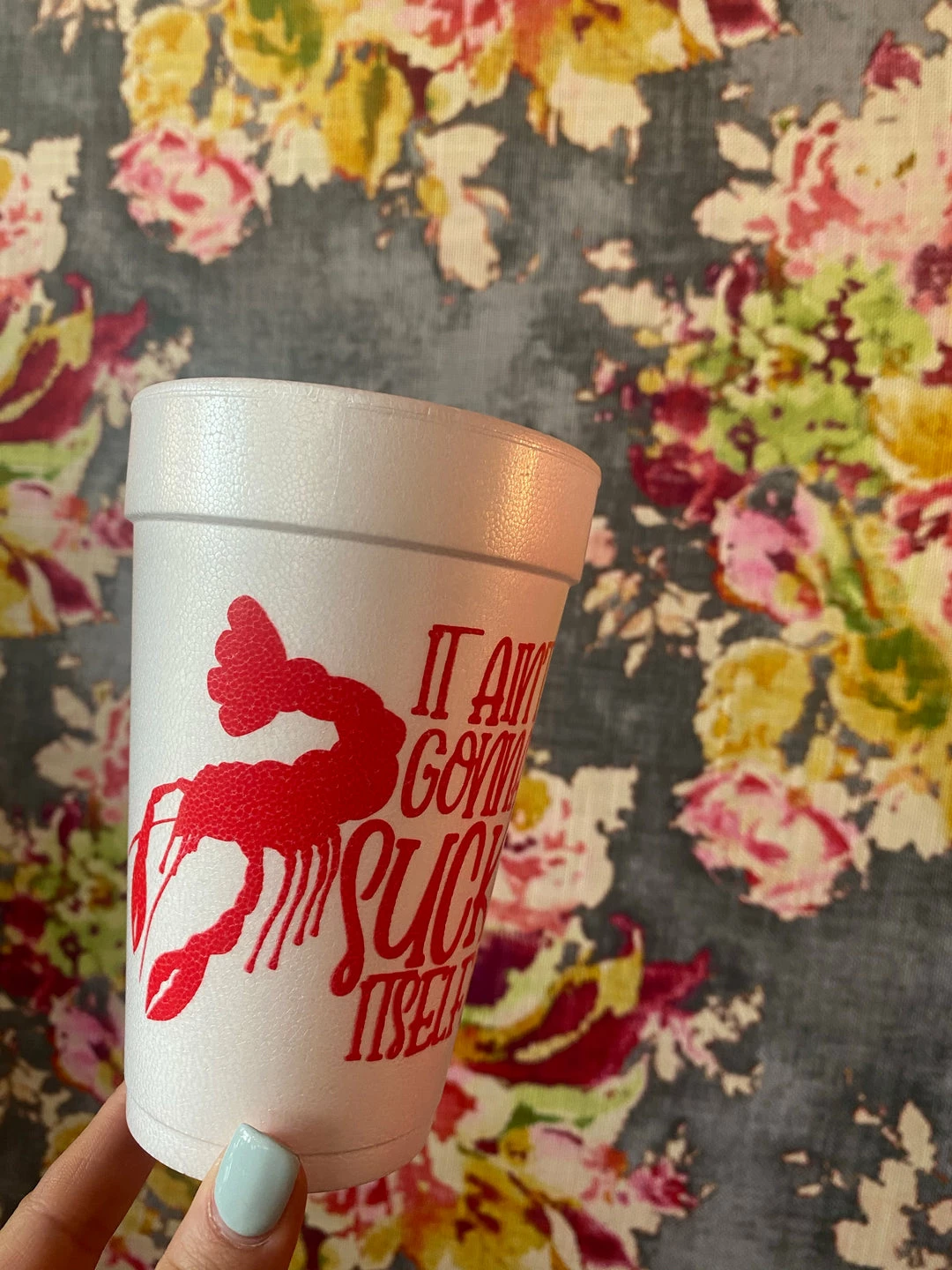 The Pink Leopard New Arrivals Crawfish Cups - Suck It Self - Styrofoam Sleeve Of 10 2 The Pink Leopard New Arrivals Crawfish Cups - Suck It Self - Styrofoam Sleeve Of 10