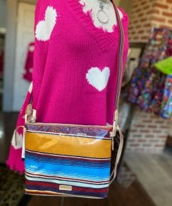 The Pink Leopard CONSUELA- Serape Downtown Crossbody New Arrivals