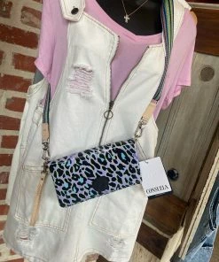 The Pink Leopard New Arrivals CONSUELA - Lavender Leopard Uptown Crossbody