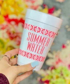 The Pink Leopard Summer Water Cups - Sleeve Of 10 New Arrivals