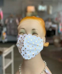 The Pink Leopard New Arrivals Gold Polka Dot- MADE IN THE USA