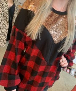 The Pink Leopard Sassy Festive Top New Arrivals