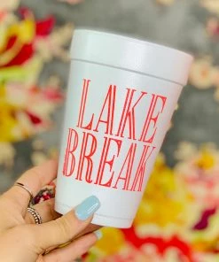 The Pink Leopard Lake Break Styrofoam Cups - Sleeve Of 10 New Arrivals