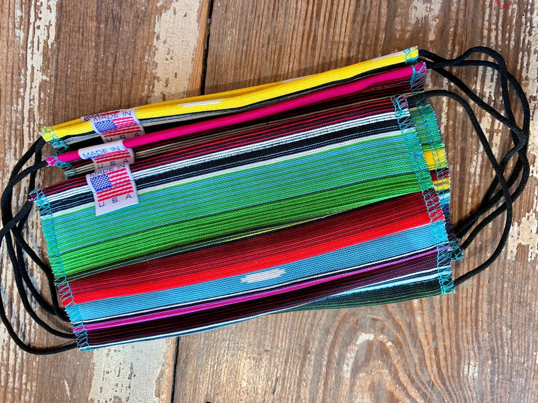 The Pink Leopard Serape - Kids Mask 1 The Pink Leopard Serape - Kids Mask