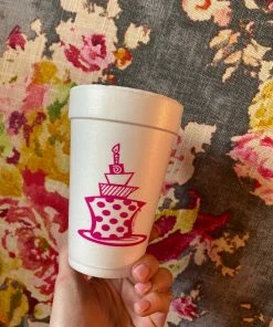The Pink Leopard New Arrivals Happy Birthday Cups - Styrofoam Sleeve Of 10