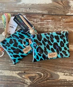 The Pink Leopard Consuela- Blue Leopard Keychain