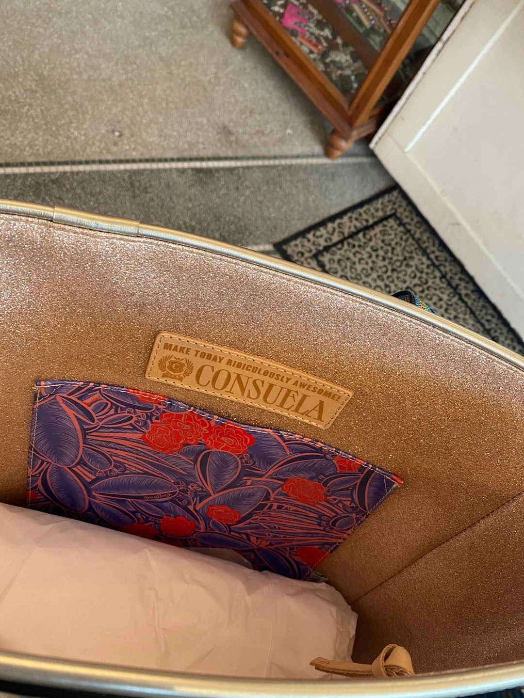 The Pink Leopard The Tia Classic Tote - Consuela New Arrivals 3 The Pink Leopard The Tia Classic Tote - Consuela New Arrivals