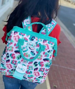 The Pink Leopard Leopard Party - COOLER BACKPACK