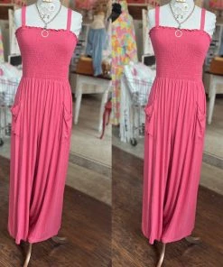 The Pink Leopard Rose All Day Jumpsuit