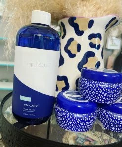 The Pink Leopard Capri Blue - Bubble Bath - Volcano New Arrivals