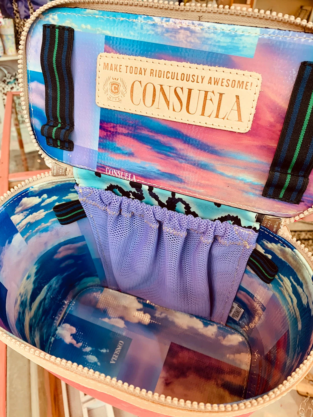 The Pink Leopard Consuela - Cora Slim Train Case New Arrivals 3 The Pink Leopard Consuela - Cora Slim Train Case New Arrivals