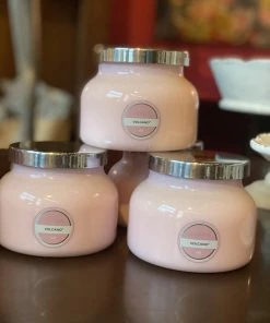 The Pink Leopard Volcano Capri Blue 19oz Candle - Baby Pink New Arrivals