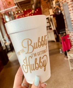 The Pink Leopard Pop The Bubbly - Styrofoam Cups