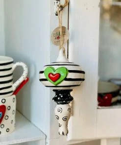 The Pink Leopard Finial Ornaments New Arrivals