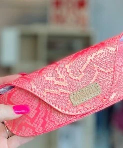 The Pink Leopard New Arrivals Consuela - Sunglass Case -Coral Pink