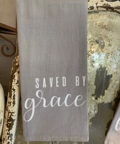 The Pink Leopard Saved By Grace - Tea Towel New Arrivals