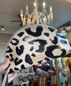 The Pink Leopard Medium Consuela Cosmetic - Bam Bam