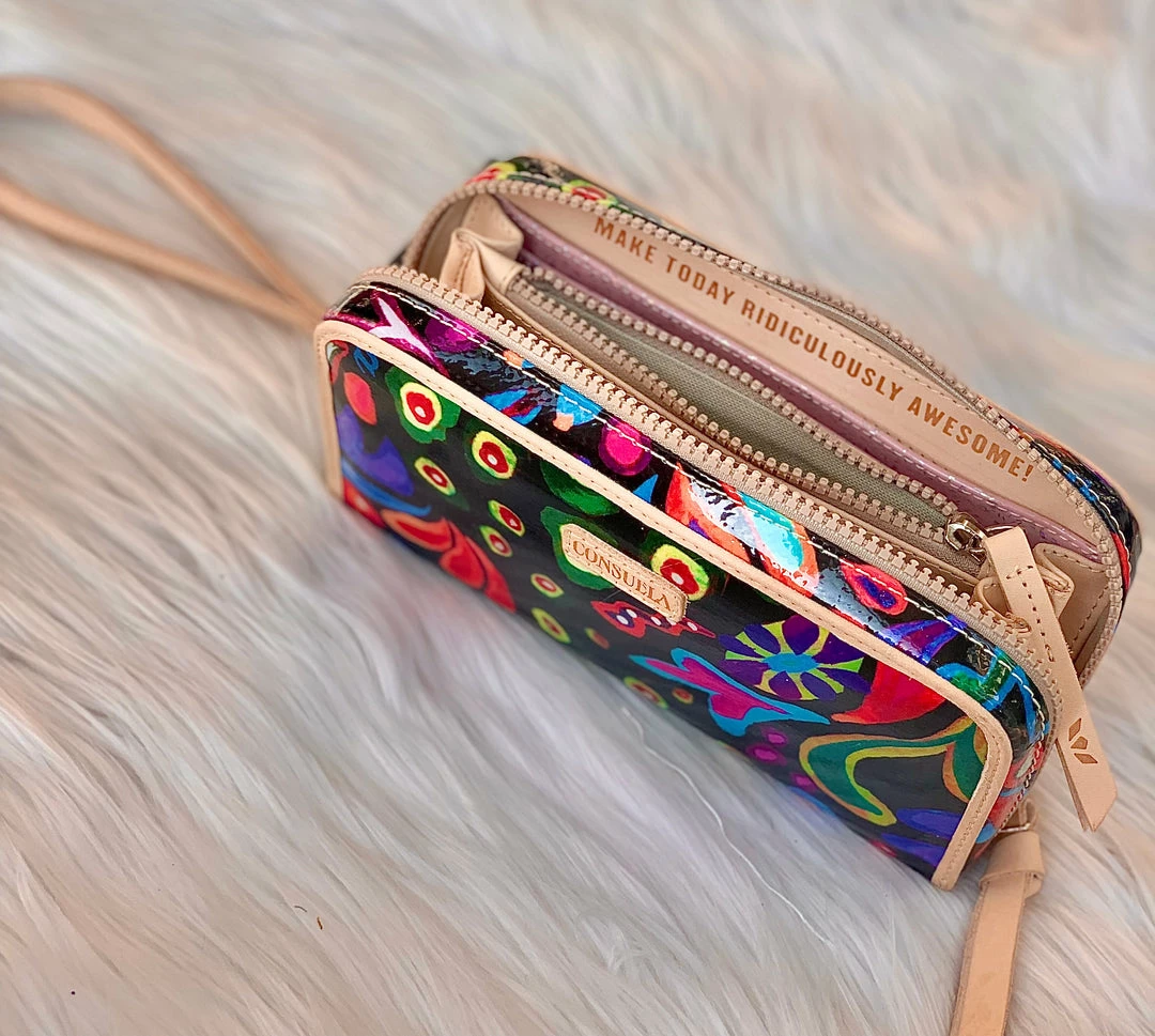 The Pink Leopard New Arrivals CONSUELA - Wristlet Wallet - Black Swirly 1 The Pink Leopard New Arrivals CONSUELA - Wristlet Wallet - Black Swirly