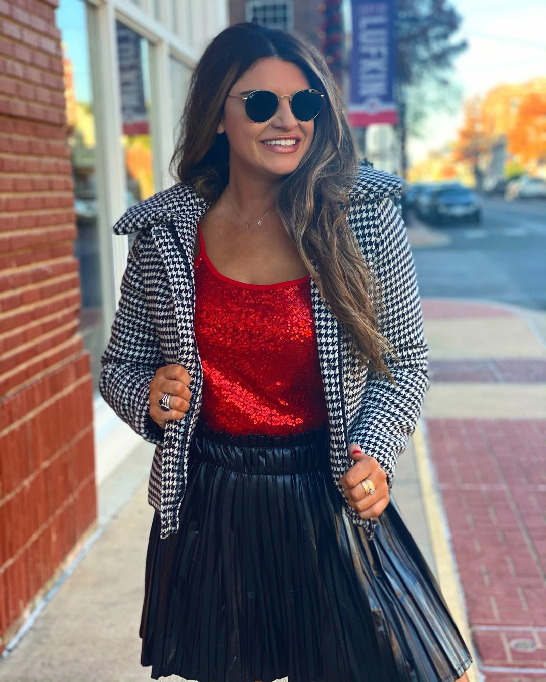 The Pink Leopard Sassy Red Sequin Top 2 The Pink Leopard Sassy Red Sequin Top