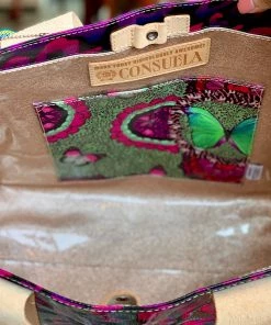 The Pink Leopard CONSUELA - Large Carryall Tote - PEBBLES