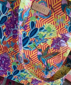 The Pink Leopard Jumbo Bag - Consuela •• YELLOW JEWEL