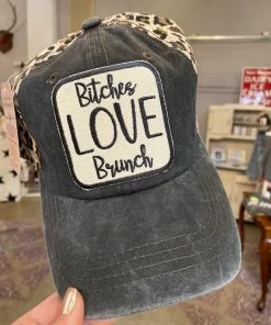 The Pink Leopard B*tches Love Brunch Cap