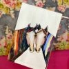 The Pink Leopard Rainbow Horse Maine Tea Towel