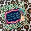 The Pink Leopard New Arrivals Sarcasm Coaster (1)