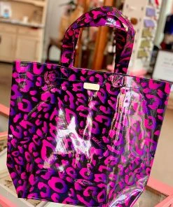 The Pink Leopard CONSUELA - Grab N Go Tote - PEBBLES