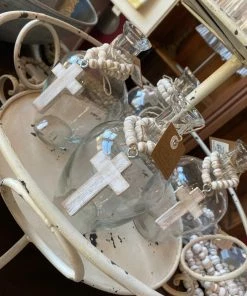 The Pink Leopard Cross Bud Vase With Beads New Arrivals