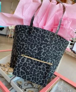 The Pink Leopard Gray Leopard Cosmetic Bag New Arrivals