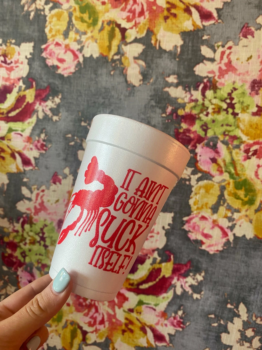 The Pink Leopard New Arrivals Crawfish Cups - Suck It Self - Styrofoam Sleeve Of 10 1 The Pink Leopard New Arrivals Crawfish Cups - Suck It Self - Styrofoam Sleeve Of 10