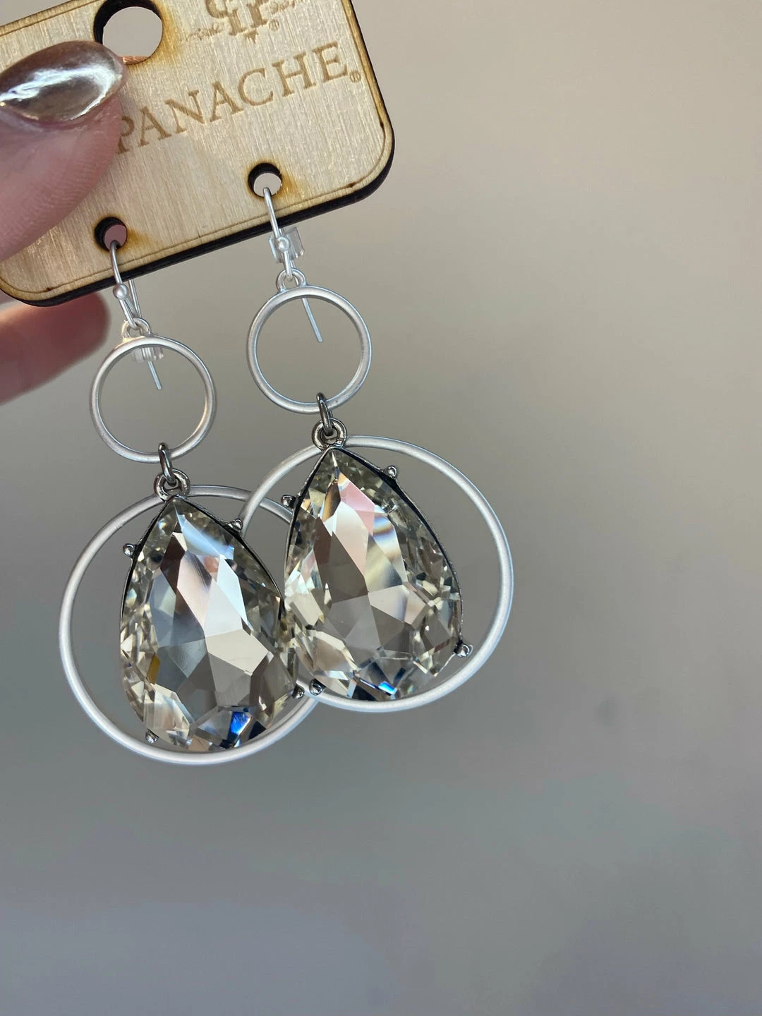 The Pink Leopard New Arrivals Pink Panache - The Silver Glam Earrings 1 The Pink Leopard New Arrivals Pink Panache - The Silver Glam Earrings