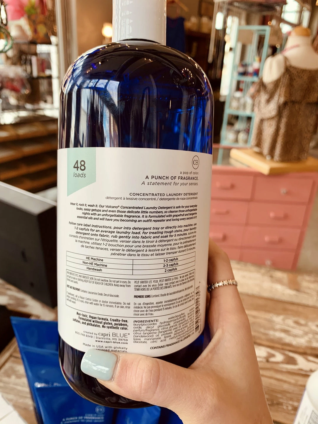 The Pink Leopard Capri Blue Volcano Laundry Detergent New Arrivals 2 The Pink Leopard Capri Blue Volcano Laundry Detergent New Arrivals