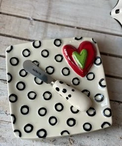 The Pink Leopard Sassy Plate & Spreader Set New Arrivals