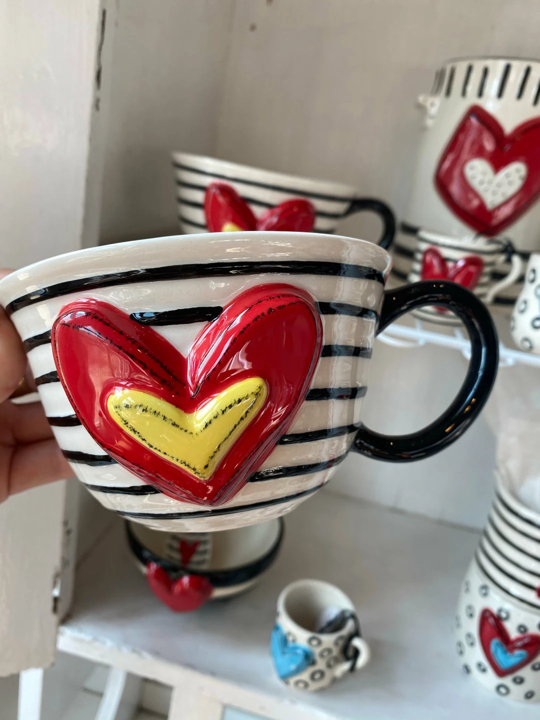 The Pink Leopard Sassy Heart Mugs 2 The Pink Leopard Sassy Heart Mugs