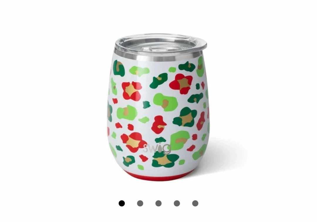 The Pink Leopard 14 Oz Stemless Cup - SWIG New Arrivals 9 The Pink Leopard 14 Oz Stemless Cup - SWIG New Arrivals