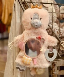 The Pink Leopard Mirrored Soft Baby Bear
