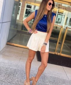 The Pink Leopard New Arrivals The Love On You Top - Blue