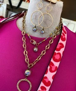 The Pink Leopard PINK PANACHE - Multi Color Layering Necklace New Arrivals