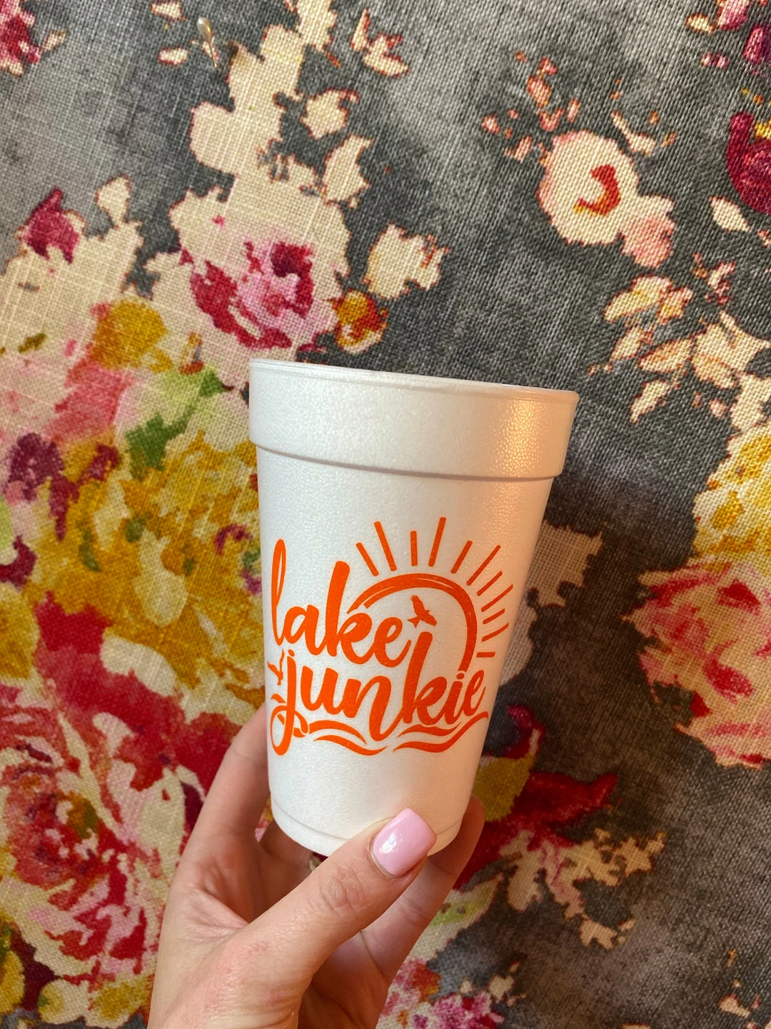 The Pink Leopard Lake Junkie Cups - Sleeve Of 10 - Orange 1 The Pink Leopard Lake Junkie Cups - Sleeve Of 10 - Orange