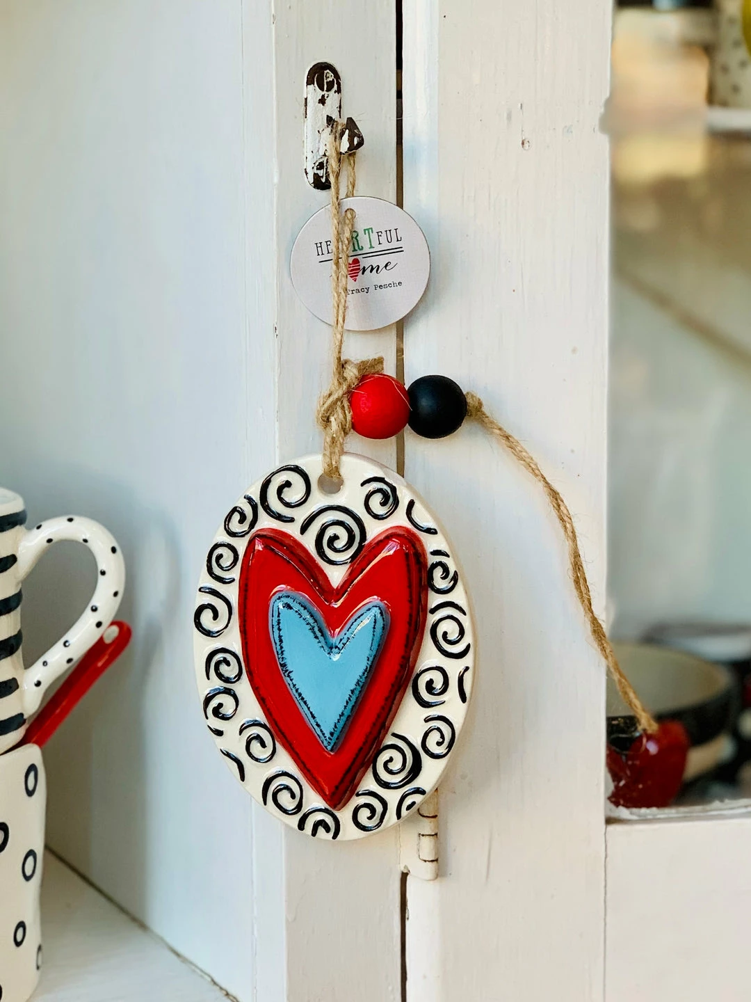 The Pink Leopard Heart Ornamets 1 The Pink Leopard Heart Ornamets