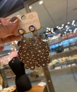 The Pink Leopard Pink Panache - The Khaki Earrings